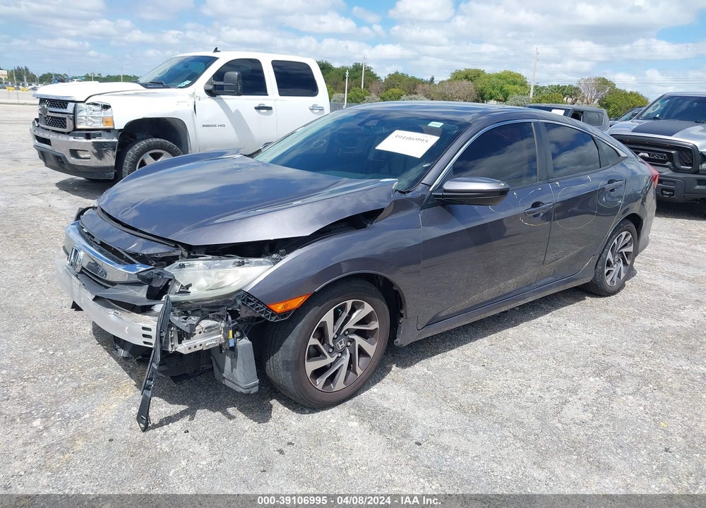 2016 HONDA CIVIC EX VIN: 19XFC2F76GE022247