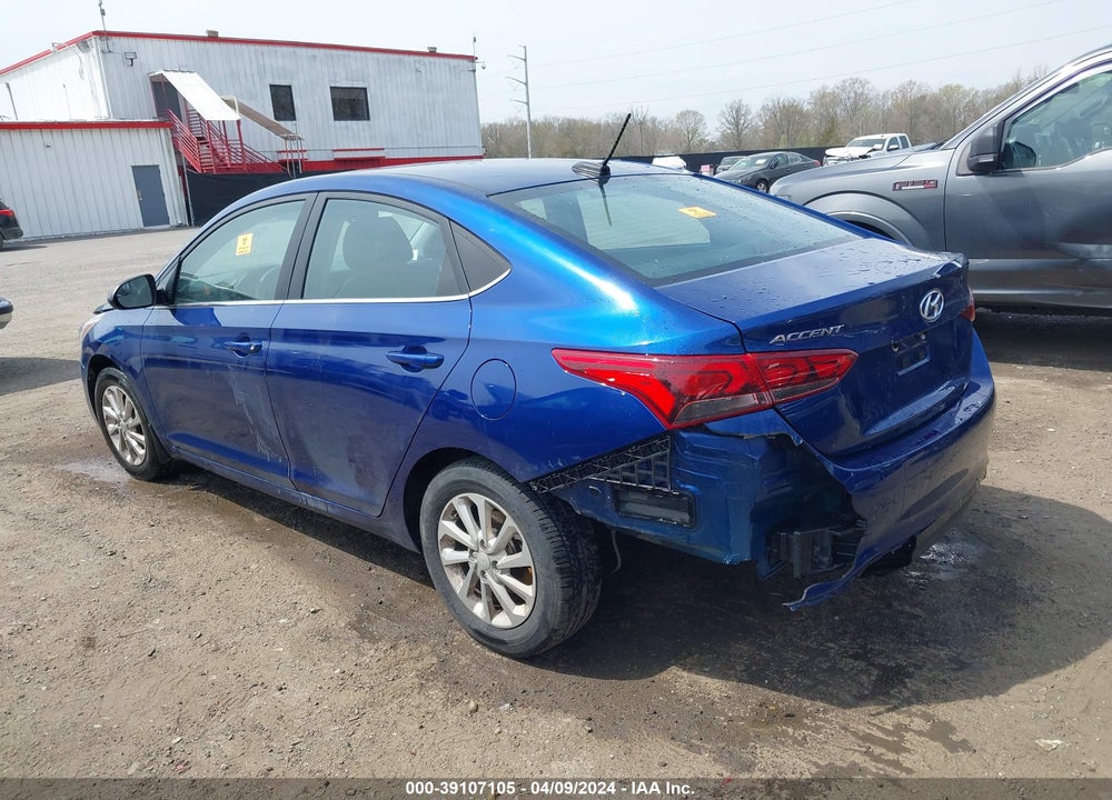 2022 HYUNDAI ACCENT SEL VIN: 3KPC24A61NE172604
