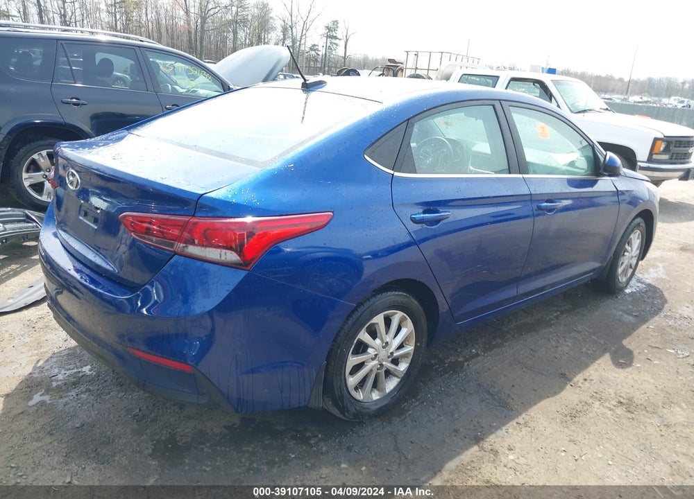 2022 HYUNDAI ACCENT SEL VIN: 3KPC24A61NE172604