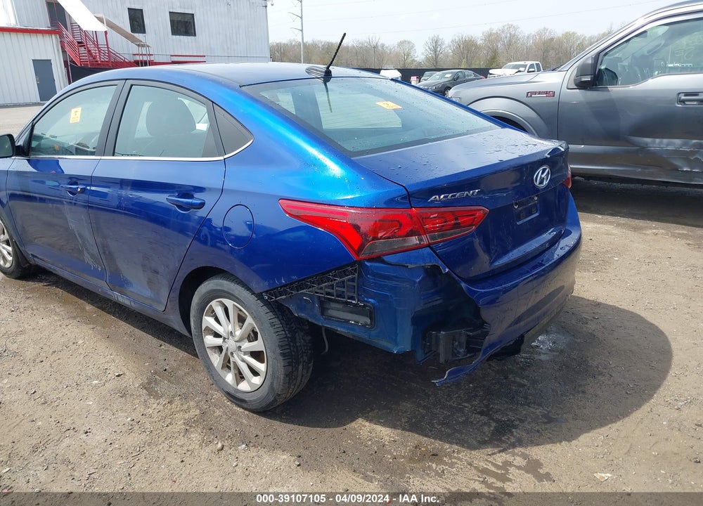 2022 HYUNDAI ACCENT SEL VIN: 3KPC24A61NE172604