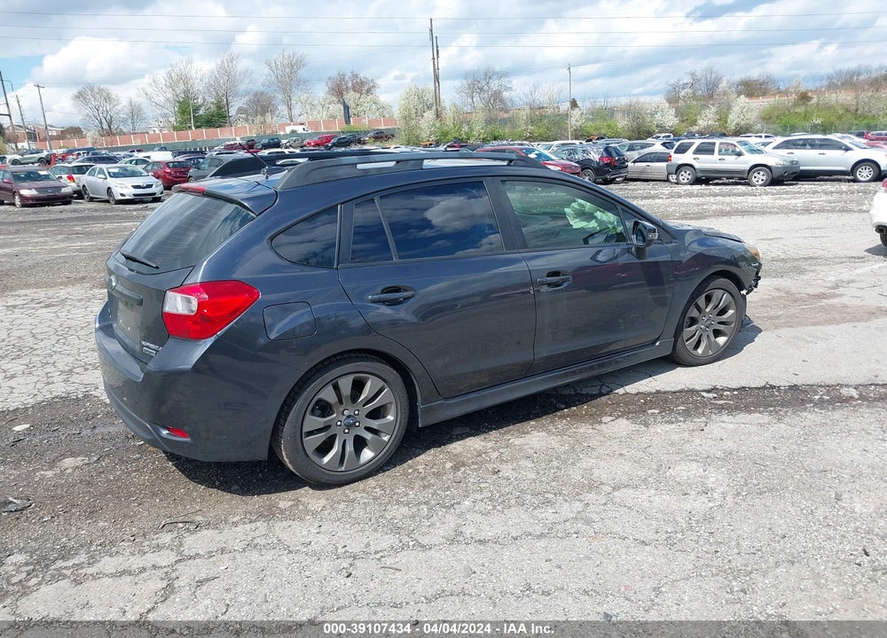 2015 SUBARU IMPREZA 2.0I SPORT LIMITED VIN: JF1GPAW61F8204107