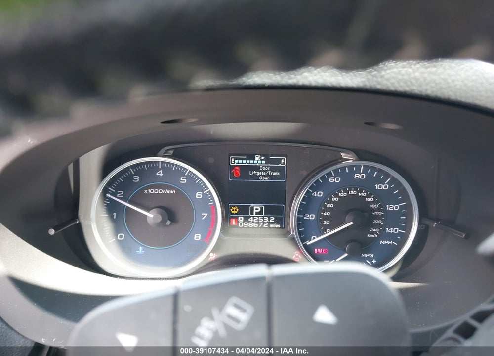 2015 SUBARU IMPREZA 2.0I SPORT LIMITED VIN: JF1GPAW61F8204107