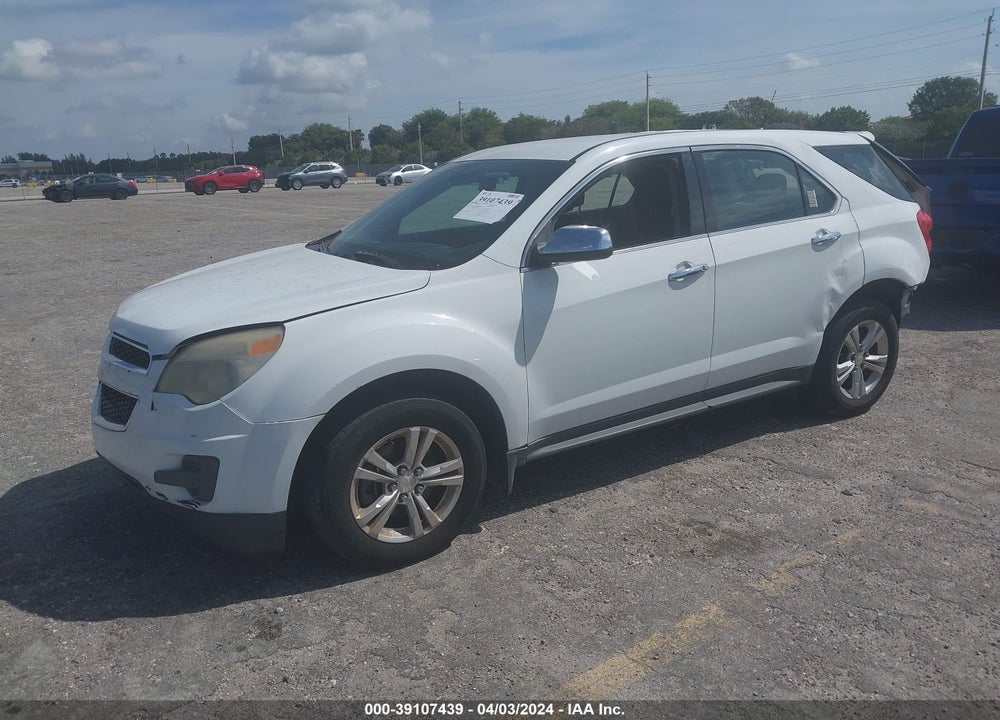 2012 CHEVROLET EQUINOX LS VIN: 2GNALBEK8C1112854