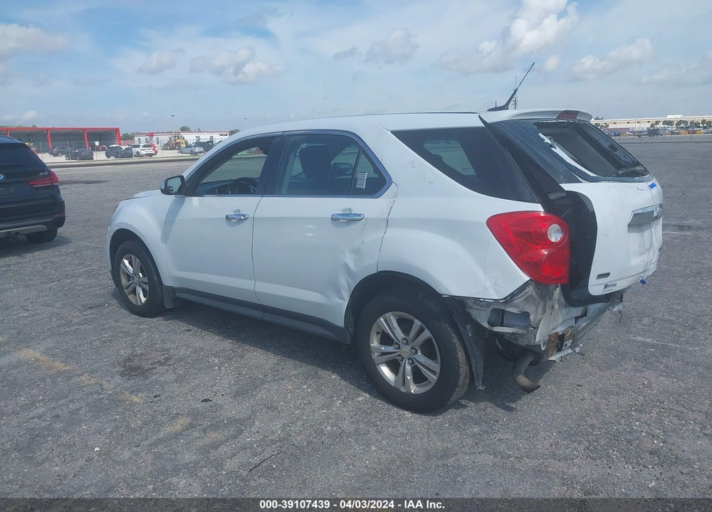 2012 CHEVROLET EQUINOX LS VIN: 2GNALBEK8C1112854