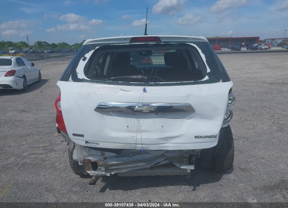 2012 CHEVROLET EQUINOX LS VIN: 2GNALBEK8C1112854