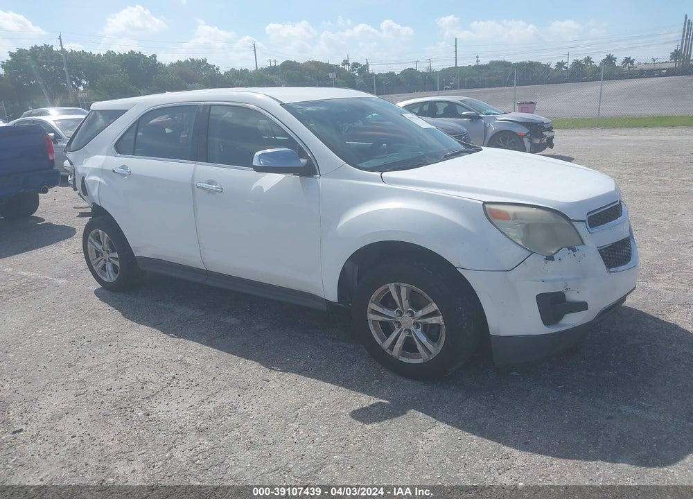 2012 CHEVROLET EQUINOX LS VIN: 2GNALBEK8C1112854