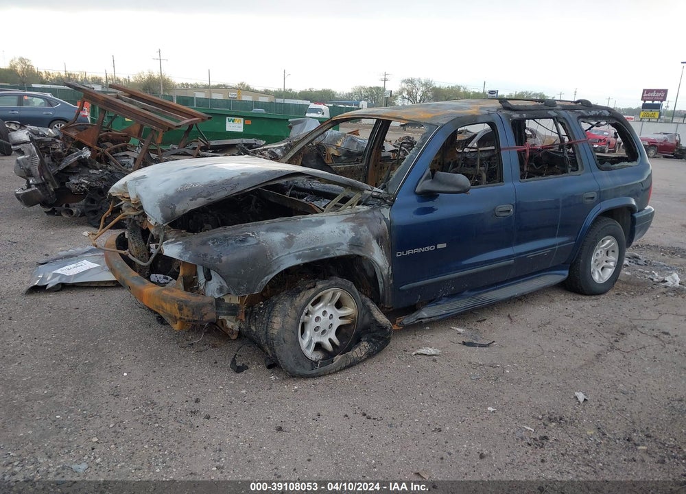 2001 DODGE DURANGO VIN: 1B4HS28N41F626848