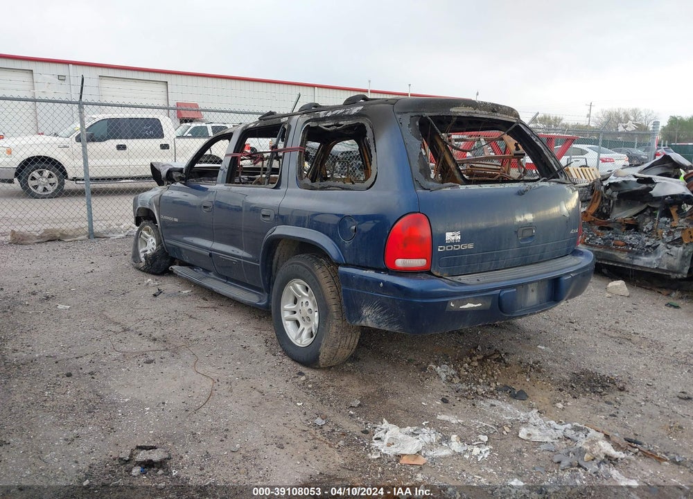 2001 DODGE DURANGO VIN: 1B4HS28N41F626848