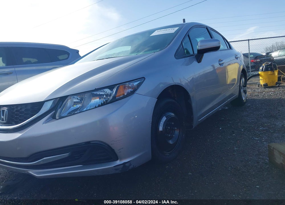 2015 HONDA CIVIC LX VIN: 19XFB2F51FE039859
