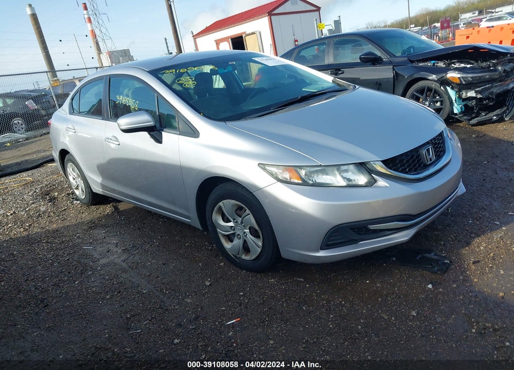 2015 HONDA CIVIC LX VIN: 19XFB2F51FE039859