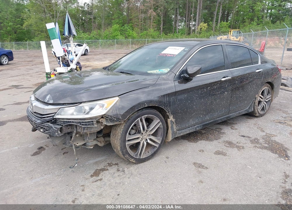 2017 HONDA ACCORD SPORT VIN: 1HGCR2F50HA231893