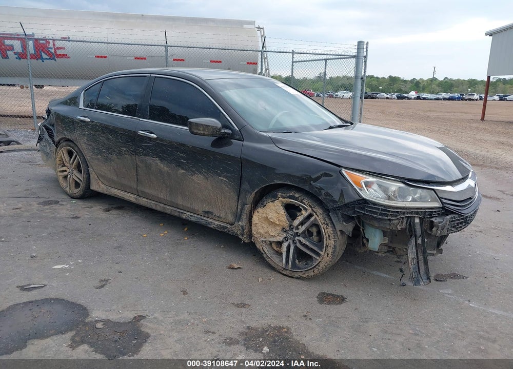 2017 HONDA ACCORD SPORT VIN: 1HGCR2F50HA231893