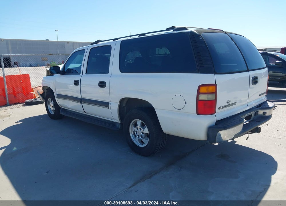 2003 CHEVROLET SUBURBAN 1500 LS VIN: 3GNEC16Z13G195641