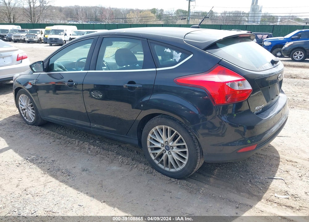 2013 FORD FOCUS TITANIUM VIN: 1FADP3N29DL255278