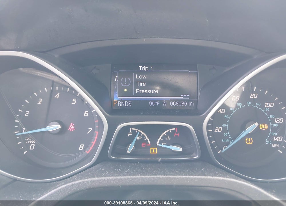 2013 FORD FOCUS TITANIUM VIN: 1FADP3N29DL255278
