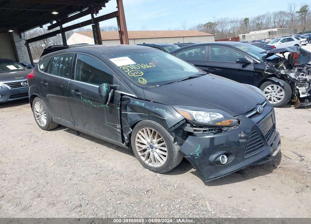 2013 FORD FOCUS TITANIUM VIN: 1FADP3N29DL255278
