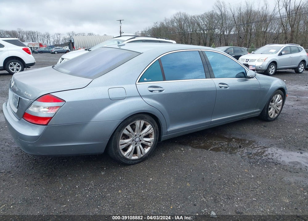 2009 MERCEDES-BENZ S 550 4MATIC VIN: WDDNG86X39A251855
