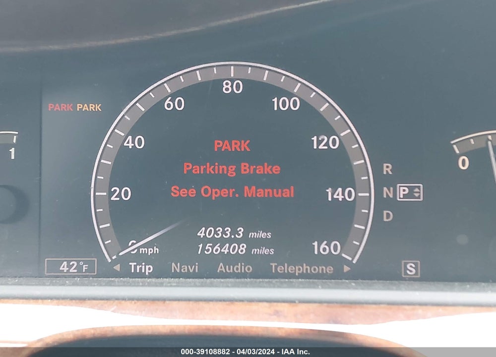 2009 MERCEDES-BENZ S 550 4MATIC VIN: WDDNG86X39A251855