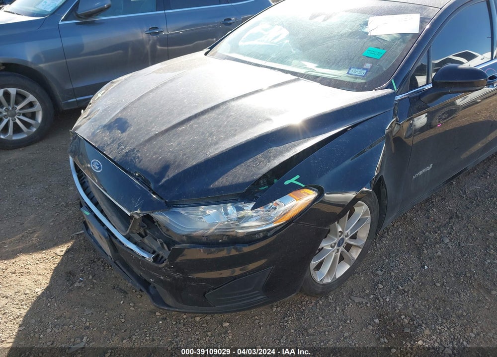 2019 FORD FUSION HYBRID SE VIN: 3FA6P0LU9KR109022