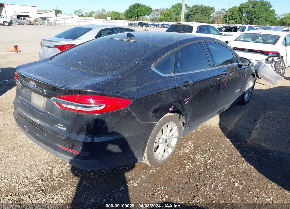 2019 FORD FUSION HYBRID SE VIN: 3FA6P0LU9KR109022