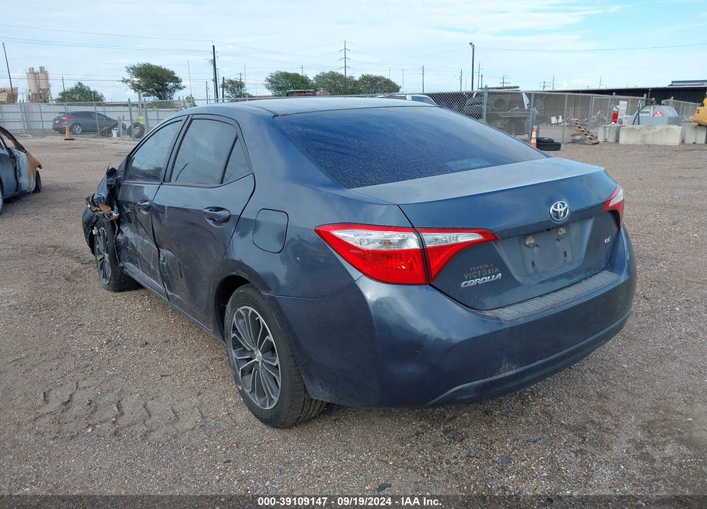 2015 TOYOTA COROLLA LE VIN: 5YFBURHE1FP245972