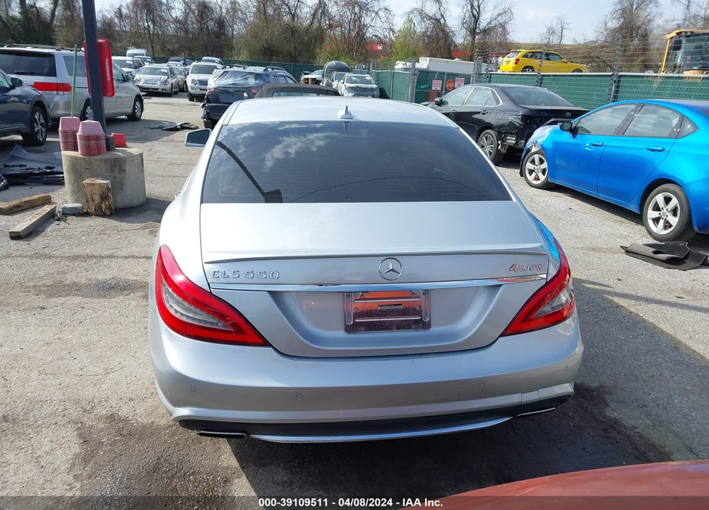 2012 MERCEDES-BENZ CLS 550 4MATIC VIN: WDDLJ9BB8CA027545