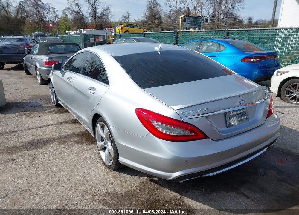 2012 MERCEDES-BENZ CLS 550 4MATIC VIN: WDDLJ9BB8CA027545