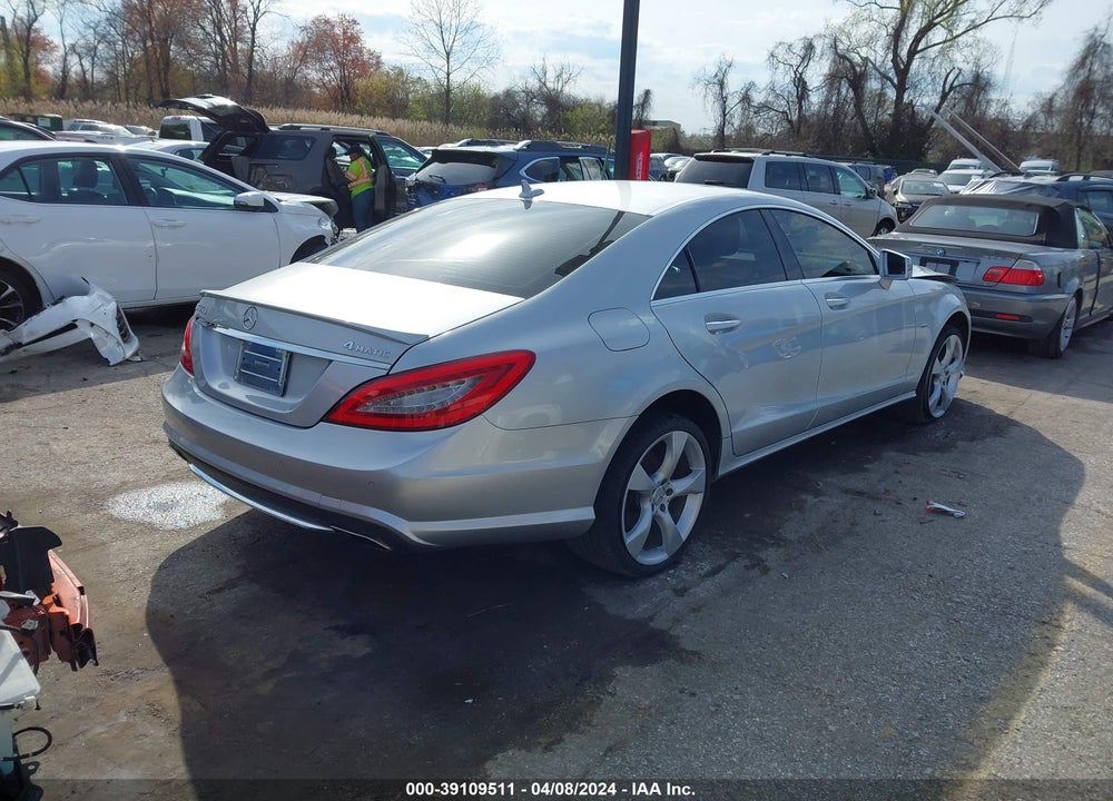 2012 MERCEDES-BENZ CLS 550 4MATIC VIN: WDDLJ9BB8CA027545