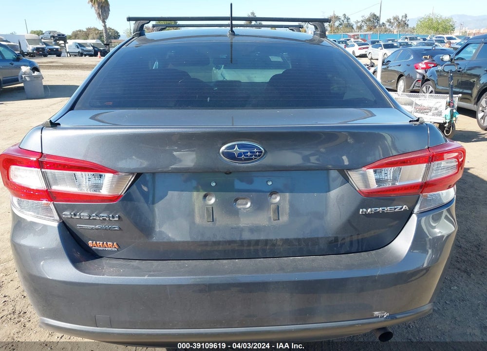 2020 SUBARU IMPREZA SEDAN VIN: 4S3GKAB69L3607114
