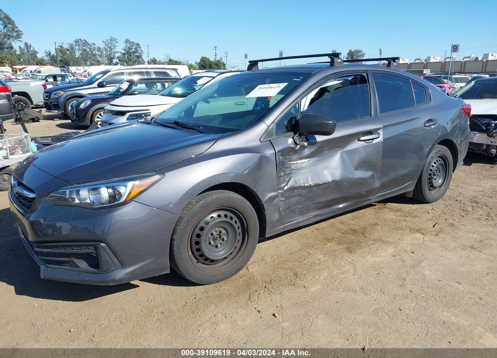 2020 SUBARU IMPREZA SEDAN VIN: 4S3GKAB69L3607114