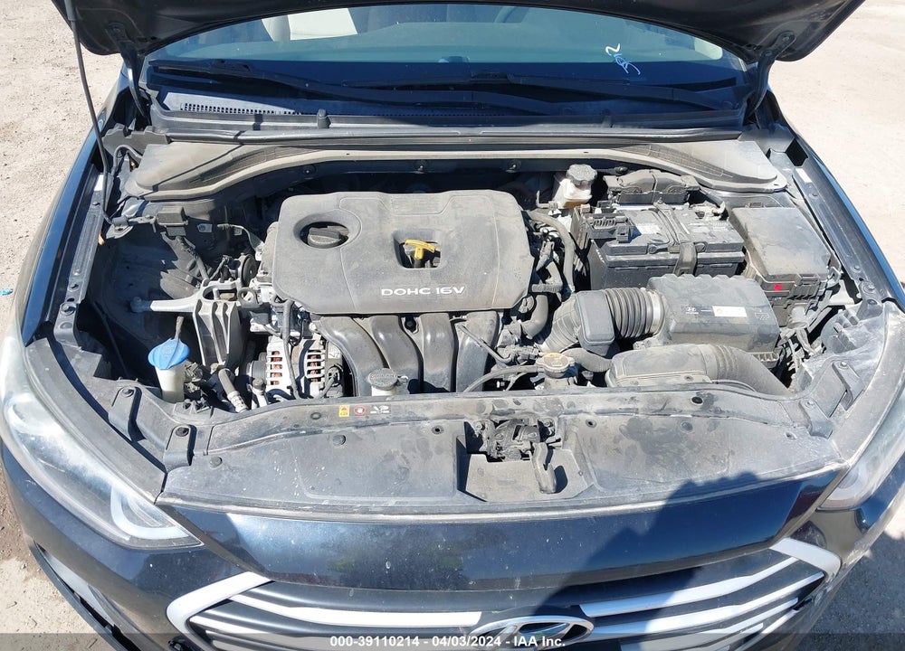 2017 HYUNDAI ELANTRA SE VIN: KMHD84LF7HU173337