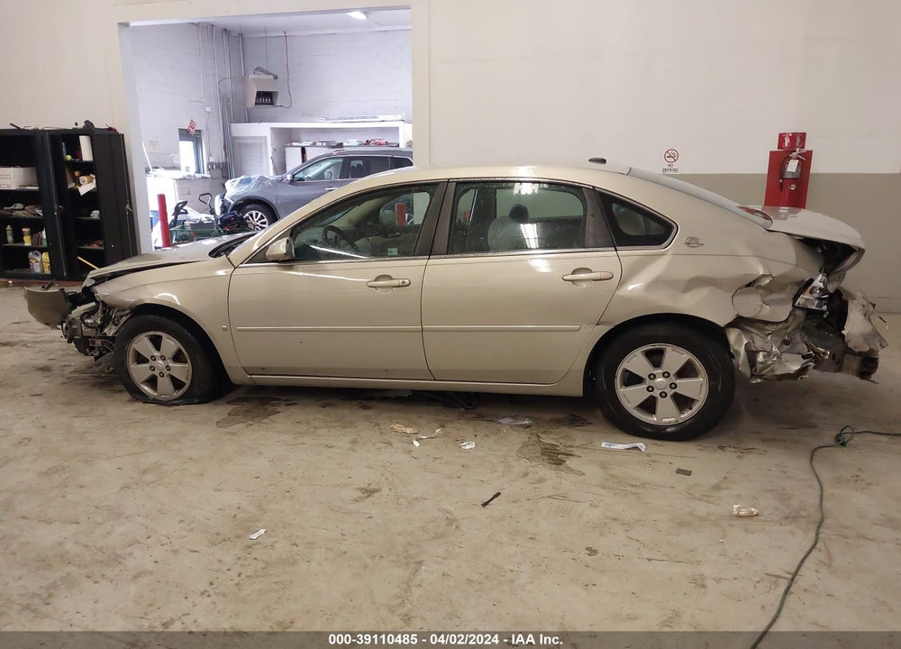 2008 CHEVROLET IMPALA LT VIN: 2G1WT58N381302051