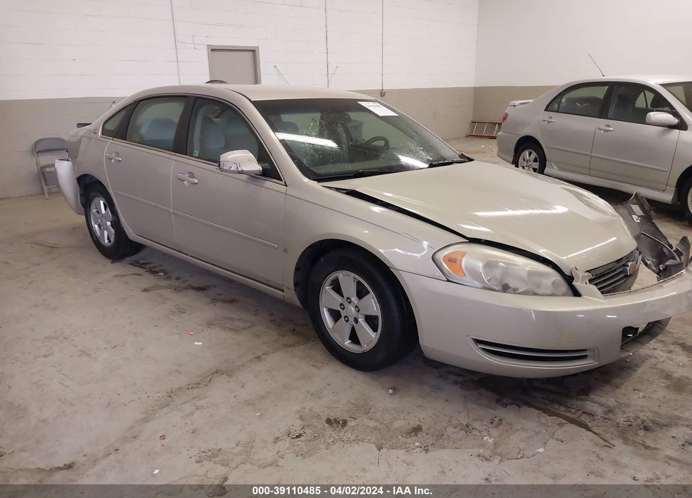 2008 CHEVROLET IMPALA LT VIN: 2G1WT58N381302051