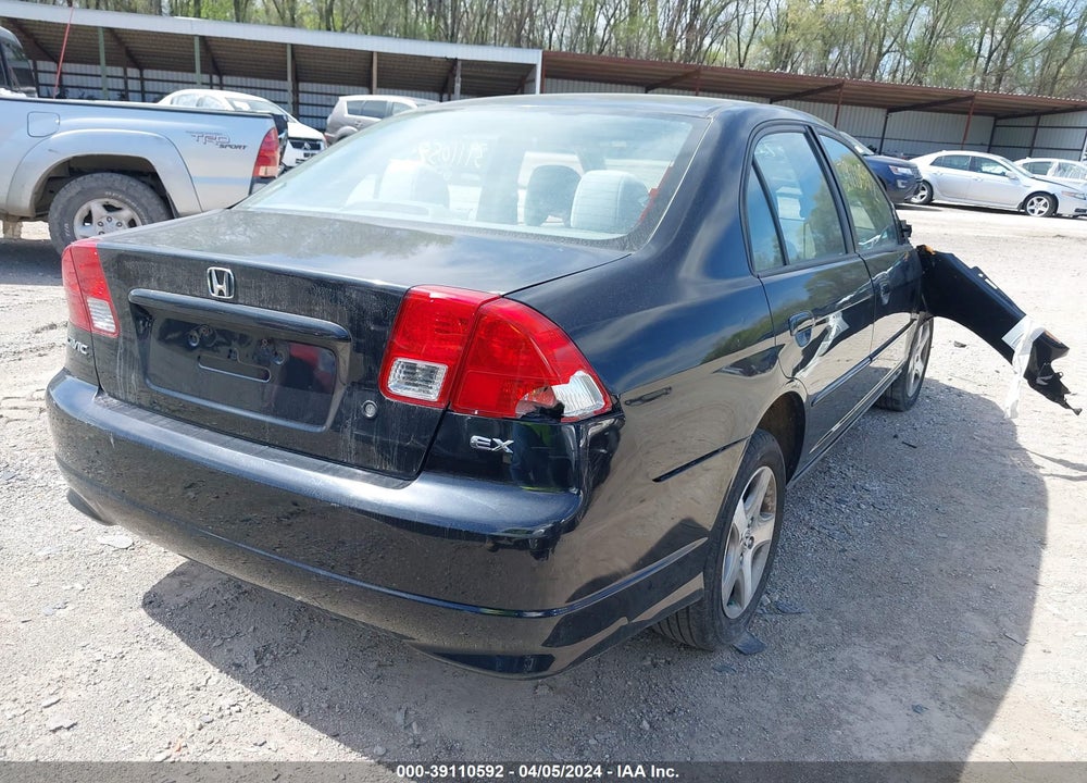 2005 HONDA CIVIC EX VIN: 1HGES26775L010225
