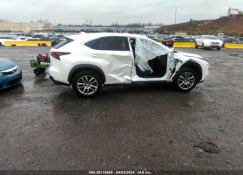 2015 LEXUS NX 300H VIN: JTJBJRBZ8F2019217