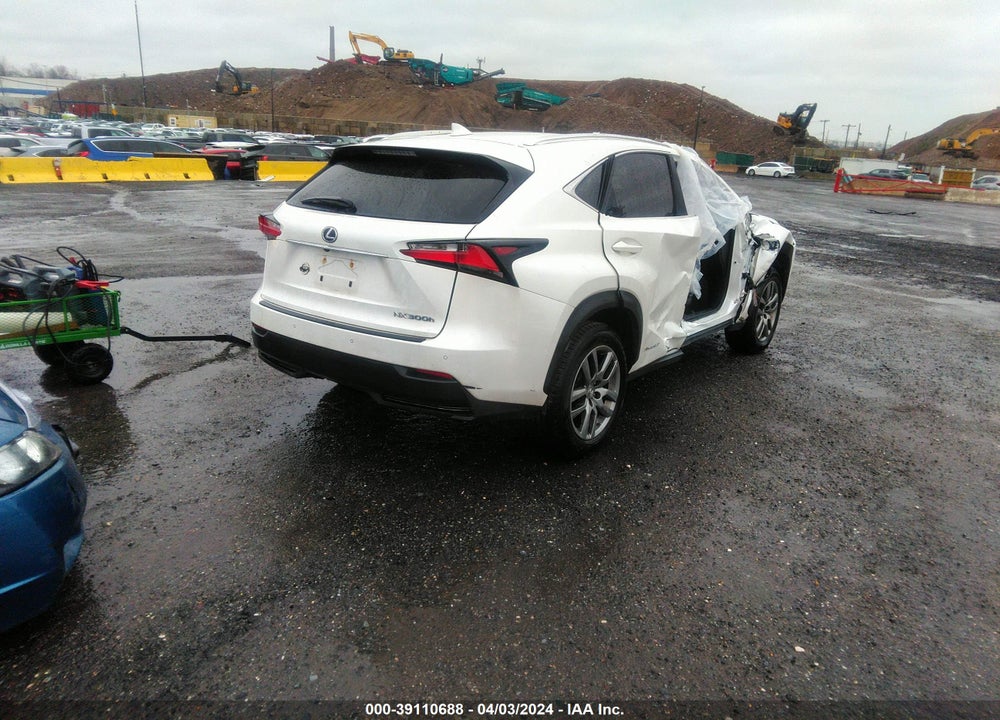 2015 LEXUS NX 300H VIN: JTJBJRBZ8F2019217