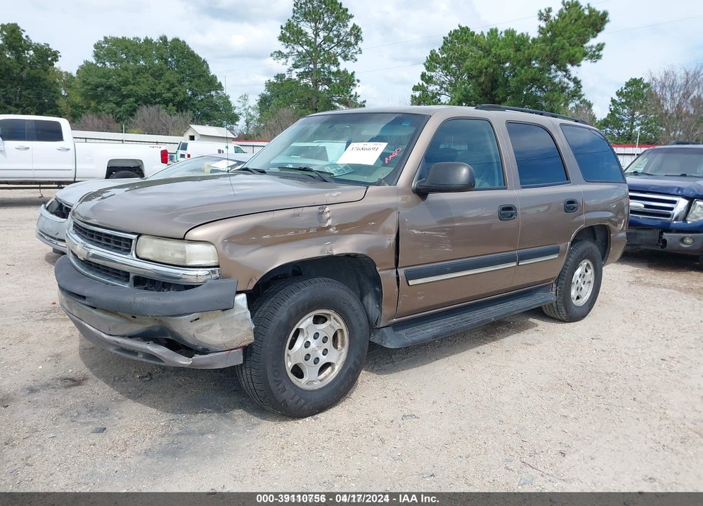 2004 CHEVROLET TAHOE LS VIN: 1GNEC13V14R305106