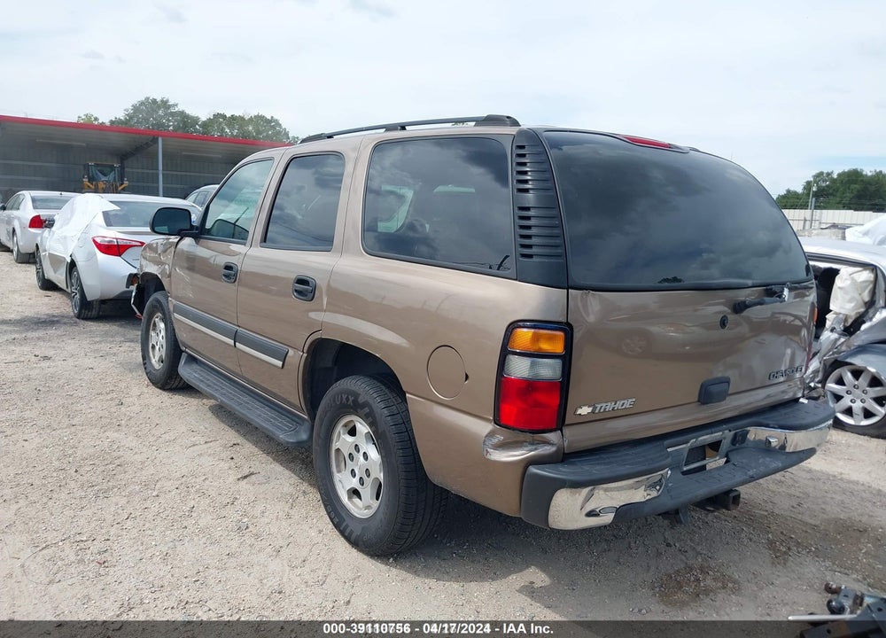 2004 CHEVROLET TAHOE LS VIN: 1GNEC13V14R305106