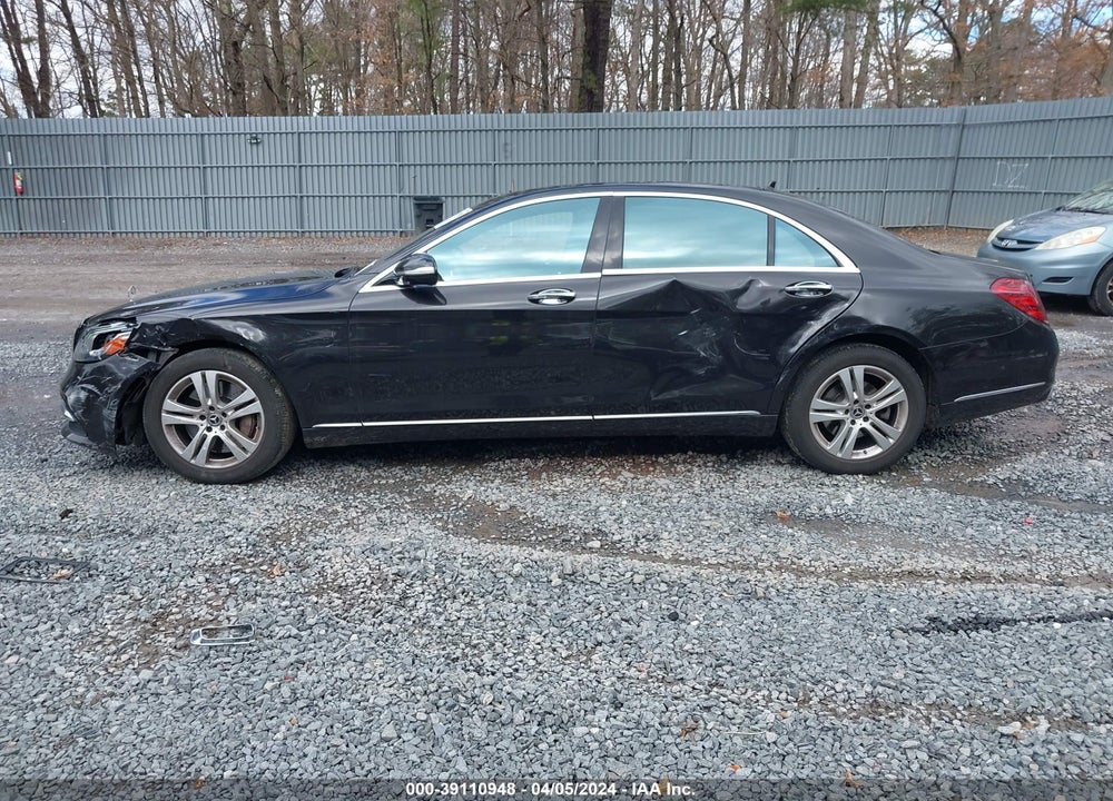 2018 MERCEDES-BENZ S 450 4MATIC VIN: WDDUG6EB3JA364392
