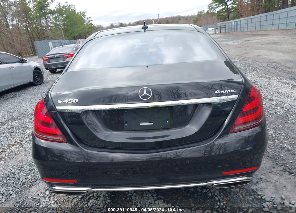 2018 MERCEDES-BENZ S 450 4MATIC VIN: WDDUG6EB3JA364392