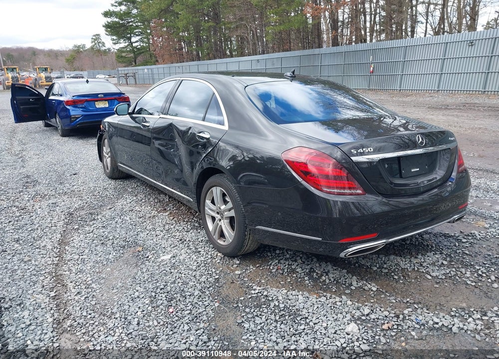 2018 MERCEDES-BENZ S 450 4MATIC VIN: WDDUG6EB3JA364392