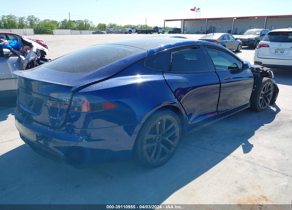 2022 TESLA MODEL S PLAID TRI MOTOR ALL-WHEEL DRIVE VIN: 5YJSA1E67NF470740