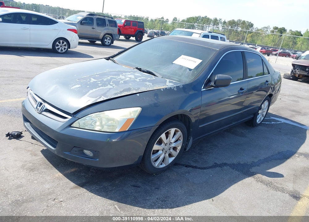 2007 HONDA ACCORD VIN: 1HGCM66587A050447