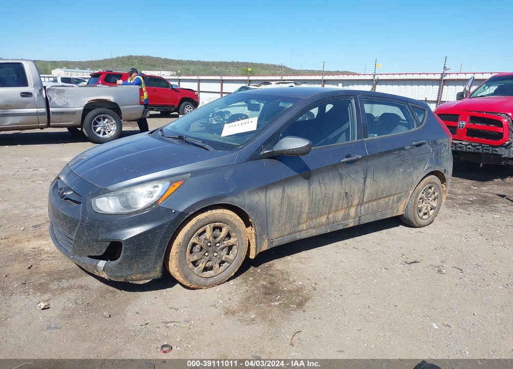 2013 HYUNDAI ACCENT GS VIN: KMHCT5AE1DU100758