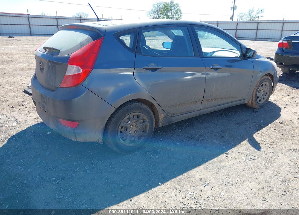 2013 HYUNDAI ACCENT GS VIN: KMHCT5AE1DU100758