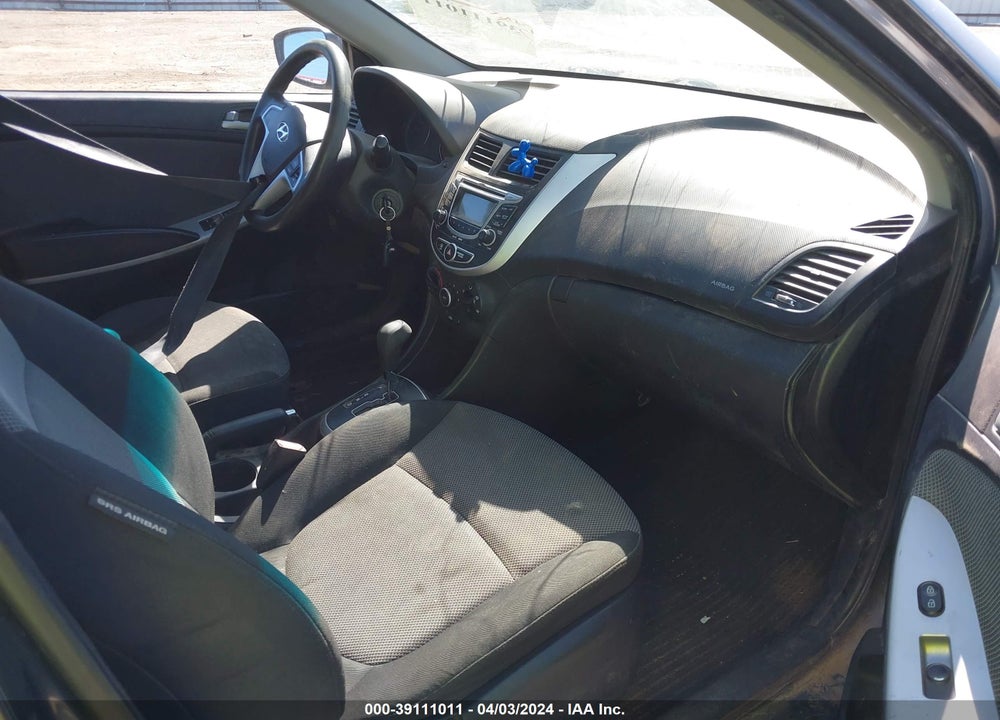 2013 HYUNDAI ACCENT GS VIN: KMHCT5AE1DU100758