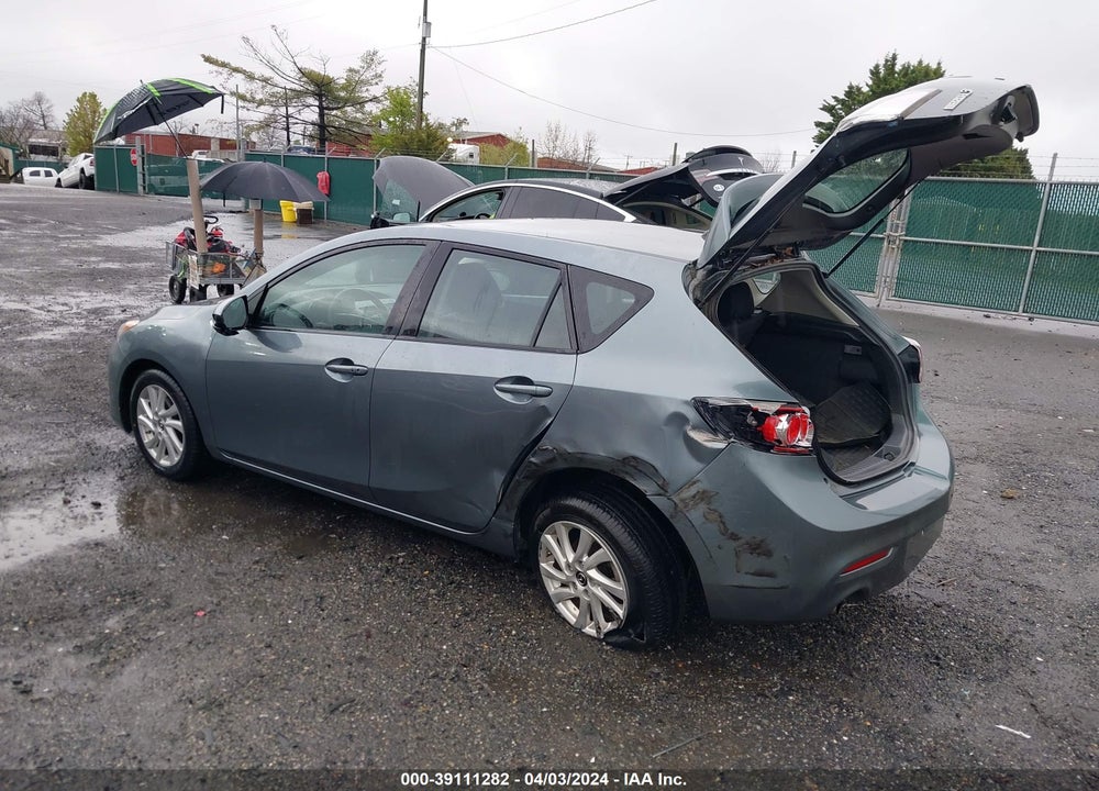 2013 MAZDA 3 I TOURING VIN: JM1BL1L70D1750934