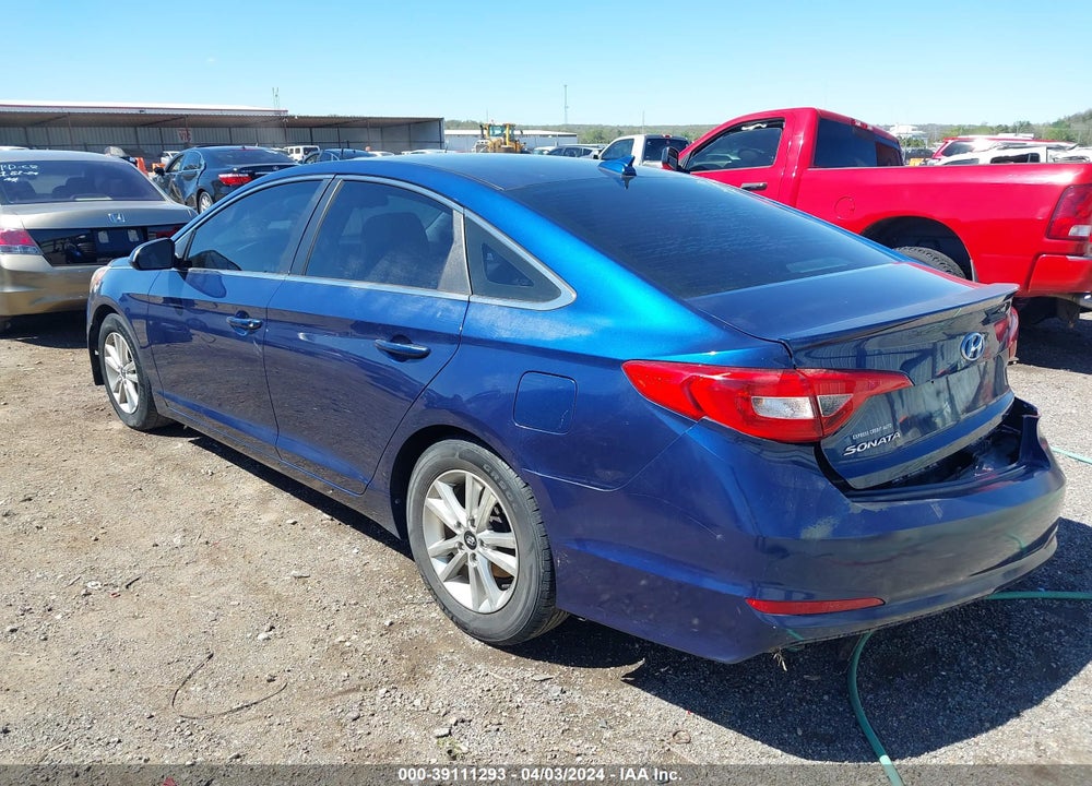 2016 HYUNDAI SONATA SE VIN: 5NPE24AF3GH266359