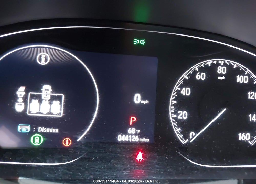 2021 HONDA ACCORD VIN: 1HGCV1F16MA120391