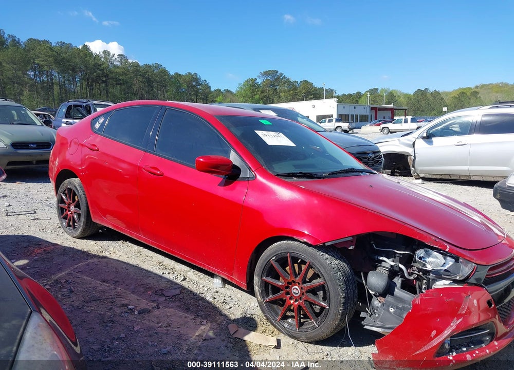 2013 DODGE DART RALLYE VIN: 1C3CDFBA6DD107891